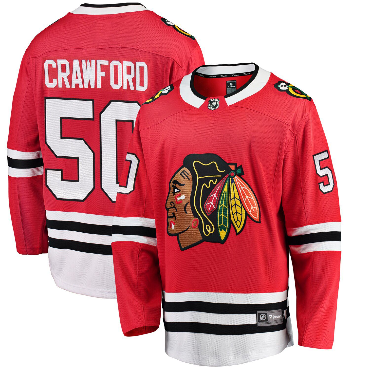 Corey Crawford Red Chicago Blackhawks 