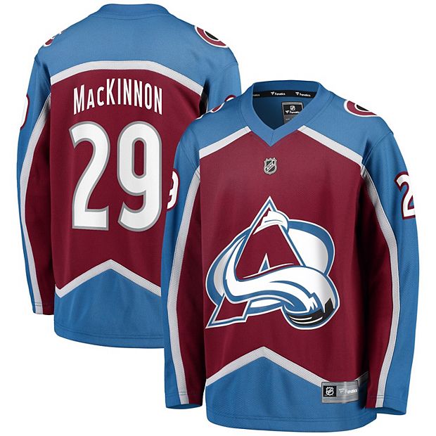Nathan MacKinnon Colorado Avalanche Youth Home Replica Player Jersey -  Burgundy