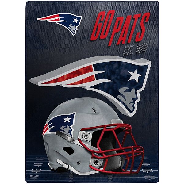 Official NFL New England Patriots 60 x 80 HUGE Fleece Throw