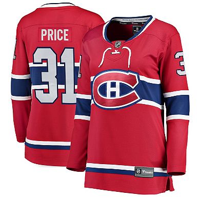 Women's Fanatics Branded Carey Price Red Montreal Canadiens Home Breakaway Player Jersey