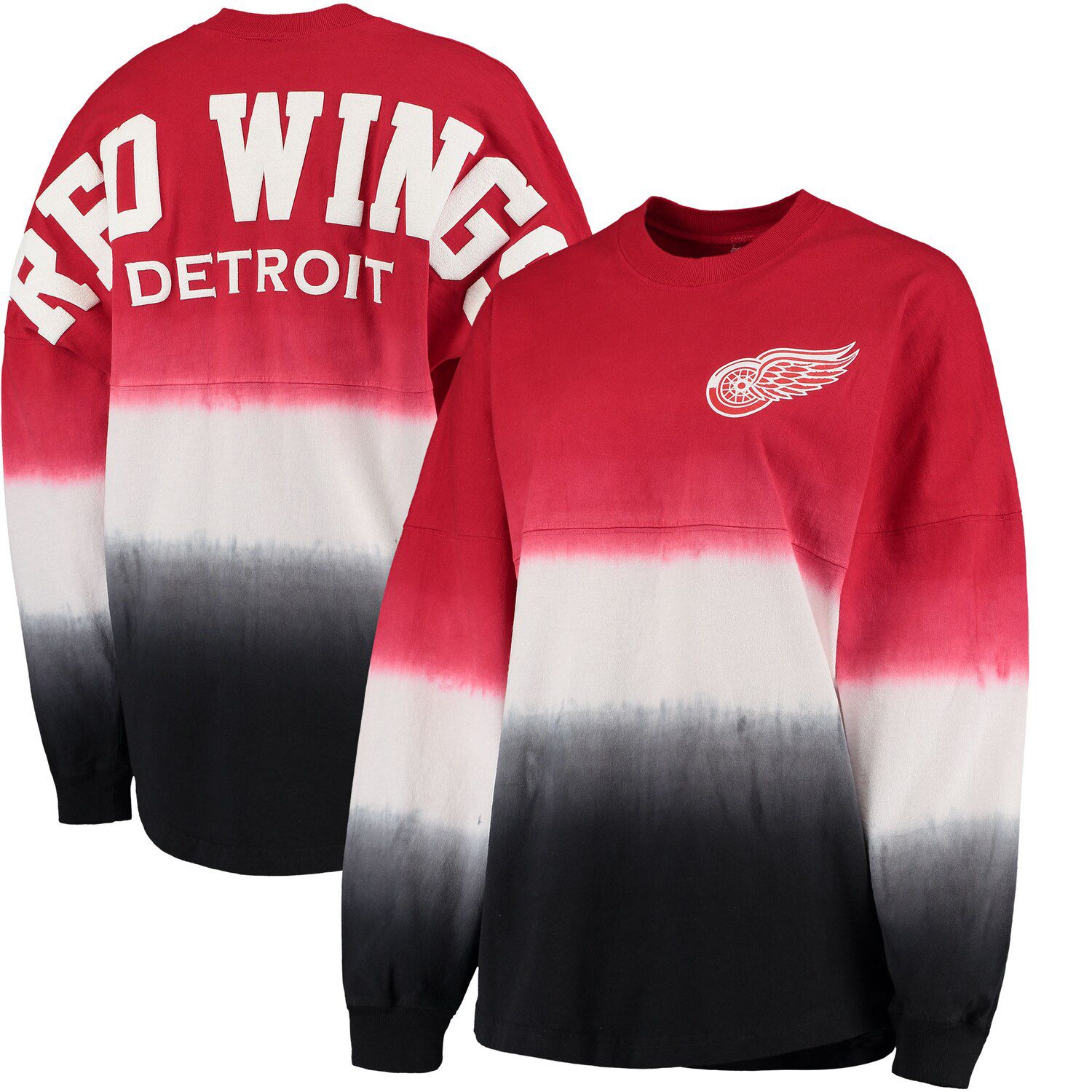 black and red red wings jersey
