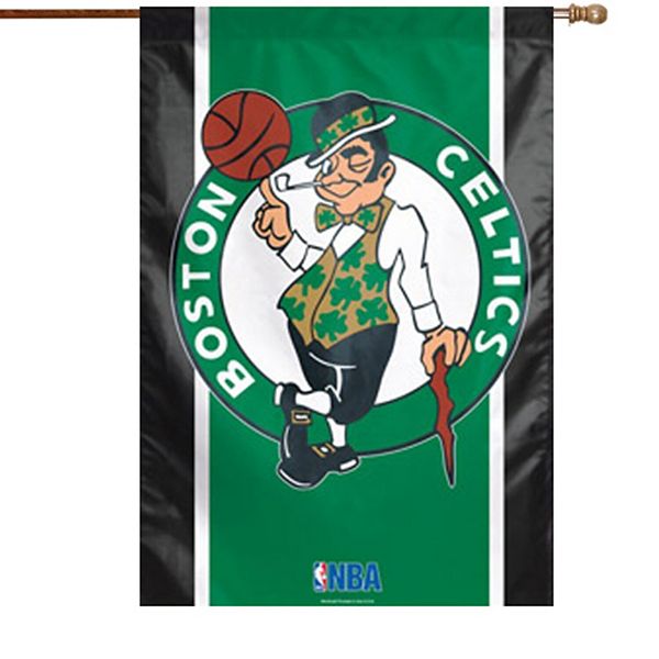 Boston Celtics vs. Philadelphia 76ers House Divided Flag Banner 28x40"  NBA NEW