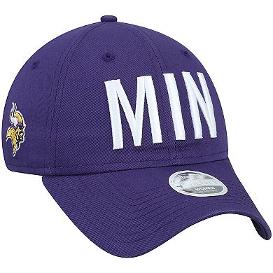 Women's New Era Purple Minnesota Vikings Team Hometown 9TWENTY Adjustable Hat