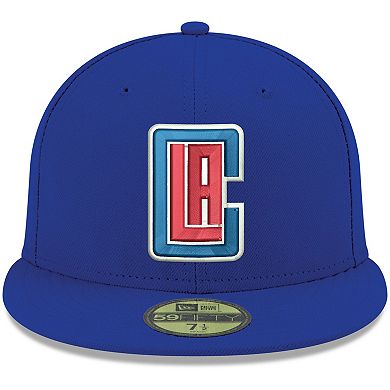 Men's New Era Royal LA Clippers Official Team Color 59FIFTY Fitted Hat
