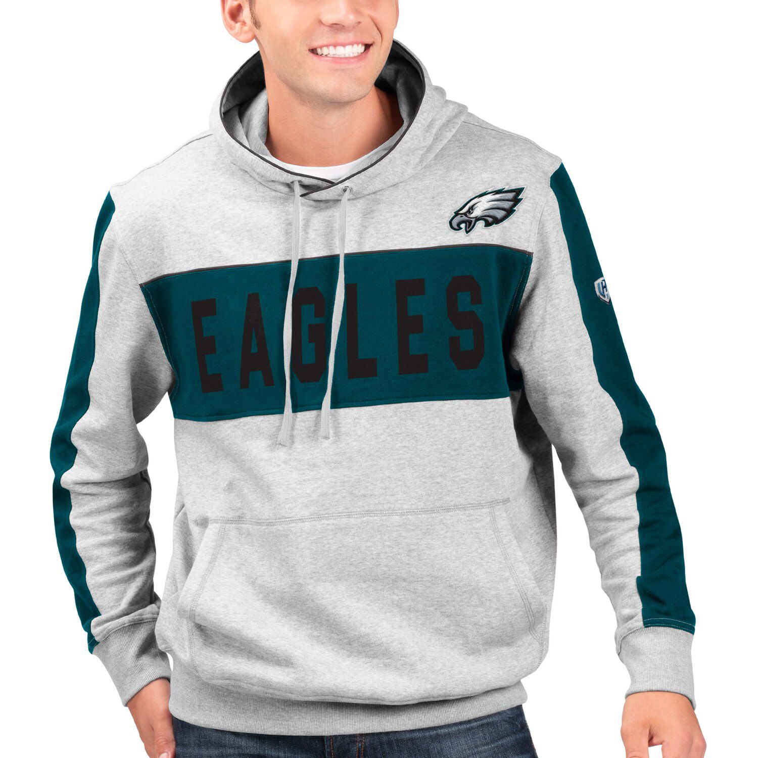 gray eagles hoodie