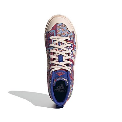 ★adidas★大人気★W BRAVADA 2.0 PLATFORM★追跡可 adidas Bravada 2.0 Platform Ivory Dark Blue Bright Red