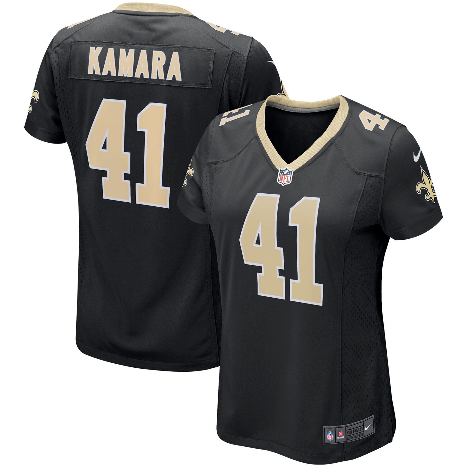 Alvin Kamara New Orleans Saints NFL Kids 4-7 Black  - .com