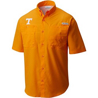 Men's Columbia Tennessee Orange Tennessee Volunteers Big & Tall Collegiate Tamiami Button-Down Shirt