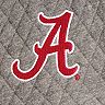 Women's Pressbox Heathered Gray/Crimson Alabama Crimson Tide Magnum Quilted Quarter-Snap Pullover Jacket