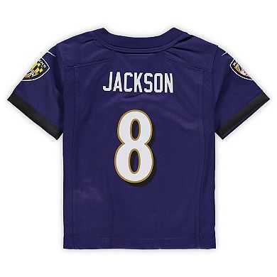 Toddler Nike Lamar Jackson Purple Baltimore Ravens Game Jersey