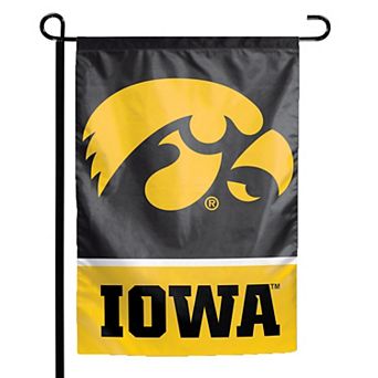 WinCraft Iowa Hawkeyes 12" x 18" Double-Sided Logo Garden Flag