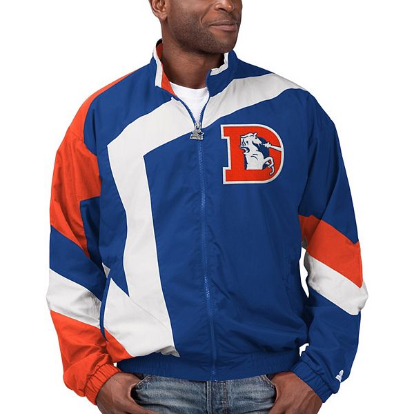 Men's Starter White/Royal Denver Broncos Retro The All-American