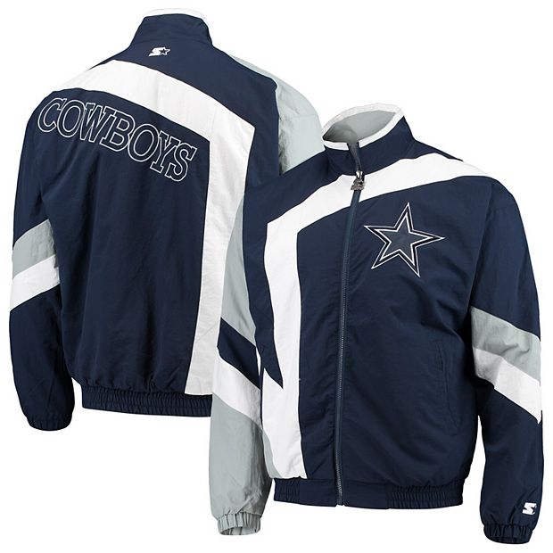 Vintage Starter Dallas Cowboys Jacket Youth Large Blue 