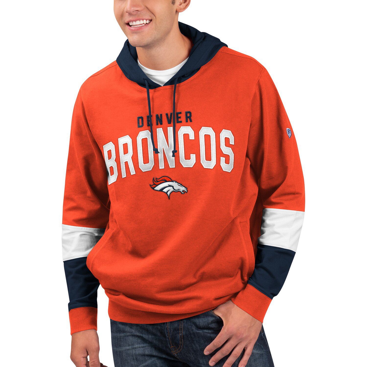 orange denver broncos hoodie