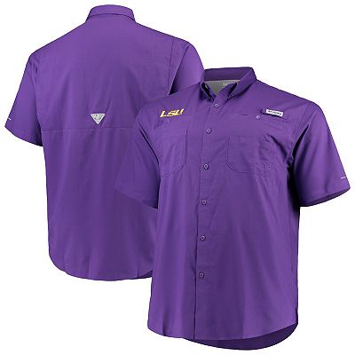 Men's Columbia Purple LSU Tigers Big Tall Collegiate Tamiami