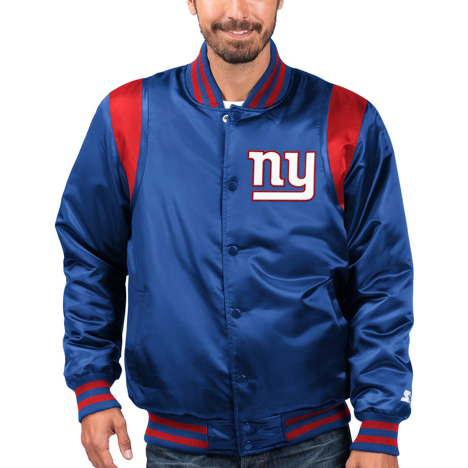 new york giants jean jacket