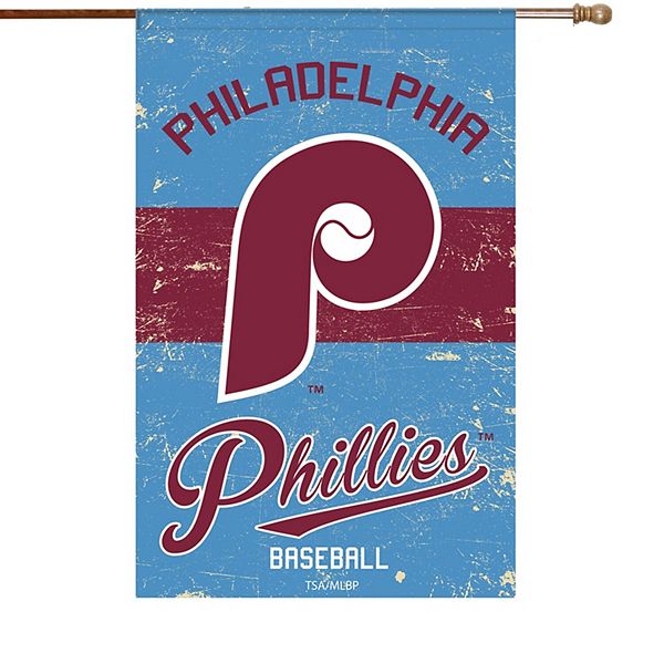 Philadelphia Phillies Vintage Linen House Flag