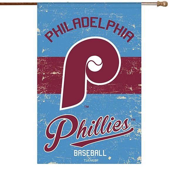 Philadelphia Phillies Vintage Linen House Flag