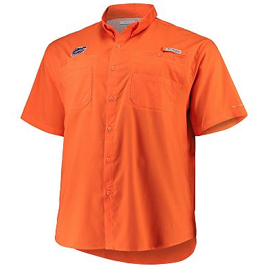 Men's Columbia Orange Florida Gators Big & Tall Collegiate Tamiami Button-Down Shirt