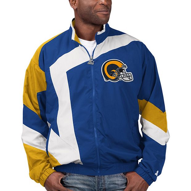 Los Angeles Rams Throwback Logo Full Zip Hooded Sweatshirt - FREE SHIPPING