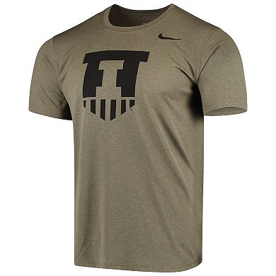 Men's Nike Olive Illinois Fighting Illini Tonal Logo Legend Performance T-Shirt