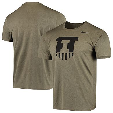 Men's Nike Olive Illinois Fighting Illini Tonal Logo Legend Performance T-Shirt