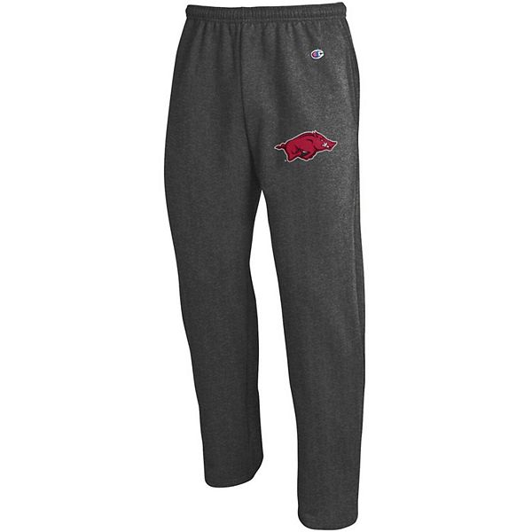 Men's Champion® Gray Arkansas Razorbacks College Powerblend Pants