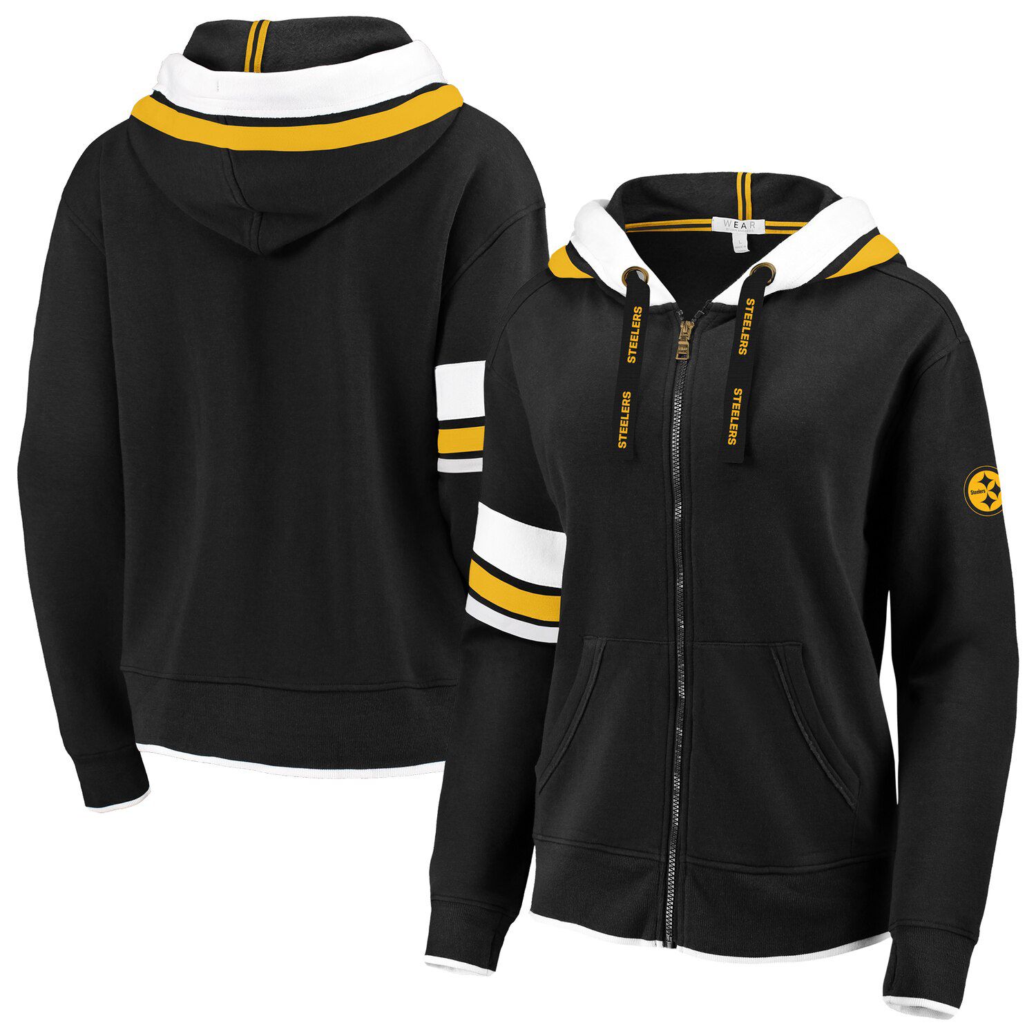 steelers cropped hoodie