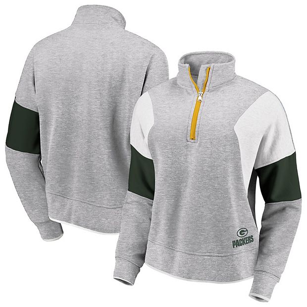 Women's WEAR by Erin Andrews White Green Bay Packers Oversized Pullover  Sweatshirt