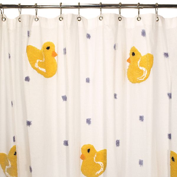 Park B Smith Duck Fabric Shower Curtain, Rubber Duck Bathroom Set Kohl S