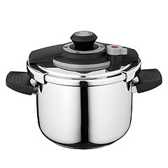 Power A EZLock 12-Quart Pressure Cooker in Stainless Steel