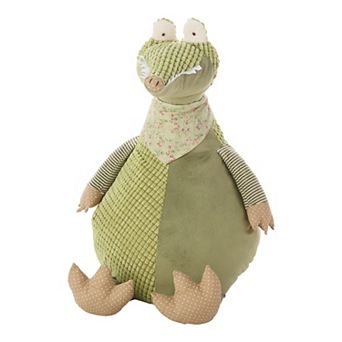 Mina Victory Plushlines Crocodile Throw Pillow