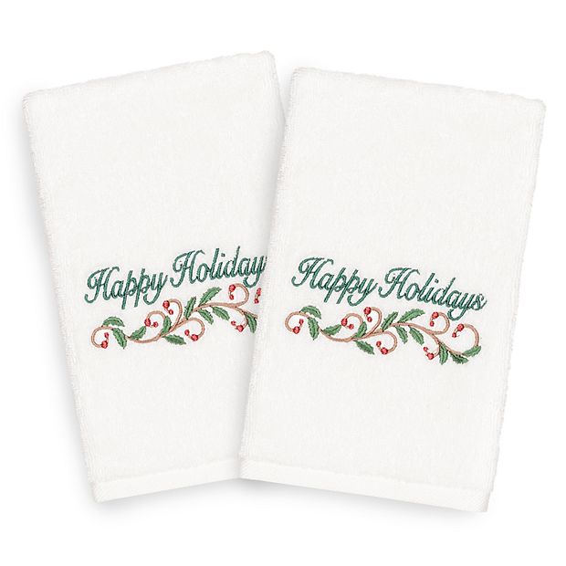 Luxury White Hand Towel, Cotton Sold by at Home