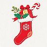 Linum Home Textiles 2-pack Christmas Stocking Embroidered Hand Towel Set