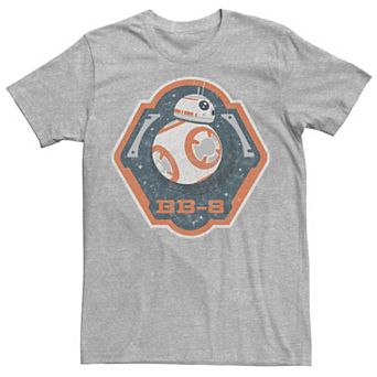 Men's Star Wars BB-8 Distressed Badge Graphic Tee