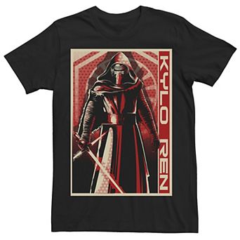 Men's Star Wars The Force Awakens Kylo Ren Poster Graphic Tee