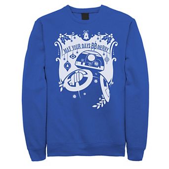 Men's Star Wars BB-8 May Your Days BB Merry Christmas Fleece