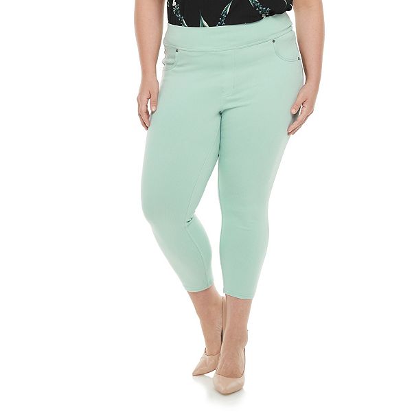 Plus Size Utopia by HUE High Rise Flawsome Denim Leggings