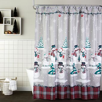 Saturday Knight, Ltd. Holiday Shower Curtain & Hook Set