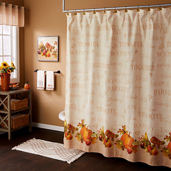 Saturday Knight, Ltd. Harvest Bounty Shower Curtain