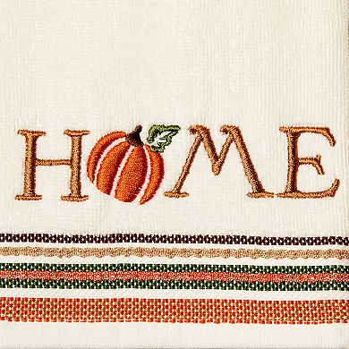 Saturday Knight, Ltd. Give Thanks & Home 2-Piece Hand Towel Set