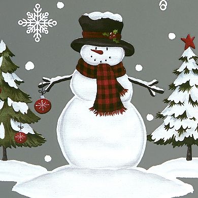 Saturday Knight, Ltd. Woodland Winter Wastebasket