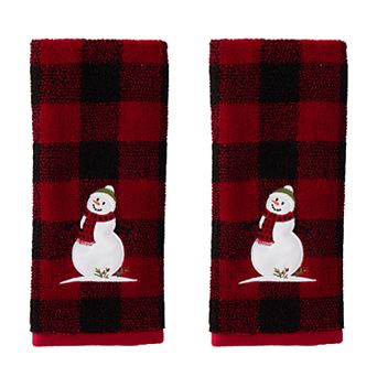 Saturday Knight, Ltd. Woodland Winter 2 pc Hand Towel Set