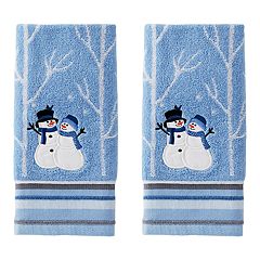 SKL Home Woodland Winter 2-pc. Hand Towel Set - Red