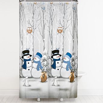 Saturday Knight, Ltd. Winter Friends Shower Curtain