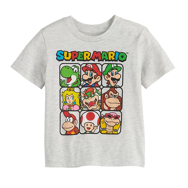 Boy's Nintendo Mario Characters All Here T-shirt : Target