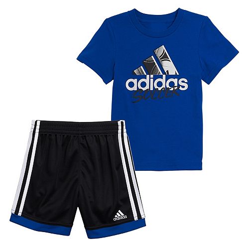 Boys 4-7 adidas Graphic Tee & Shorts Set