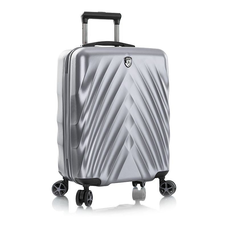 Heys EcoLite Hardside Spinner Luggage, Grey, 26 INCH