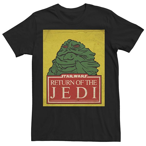 Men's Star Wars Jabba The Hutt Return of the Jedi Vintage Trading Card Tee