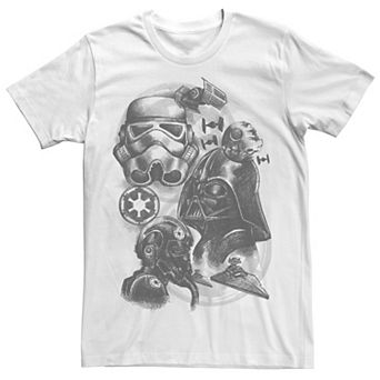 Men's Star Wars Dark Side Group Sketch Tee